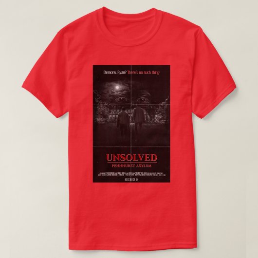 unsolved pennhurst asylum t-shirt (Design voorkant)