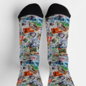 Unsorted stamp collection sokken (Top)