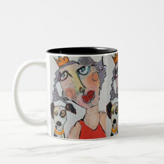 Unspoken Bond 11oz Mug  Tweekleurige Koffiemok (Links)