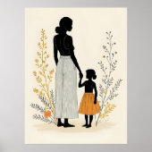  Unspoken Love - Mother and Child III Poster (Voorkant)