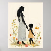  Unspoken Love - Mother and Child IV Poster (Voorkant)