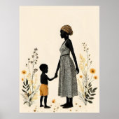 Unspoken Love - Mother and Child IV Poster (Voorkant)