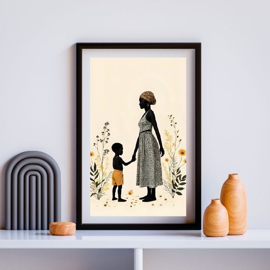 Unspoken Love - Mother and Child IV Poster