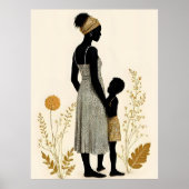 Unspoken Love - Mother and Child VII Poster (Voorkant)