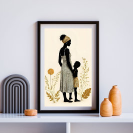  Unspoken Love - Mother and Child VII Poster