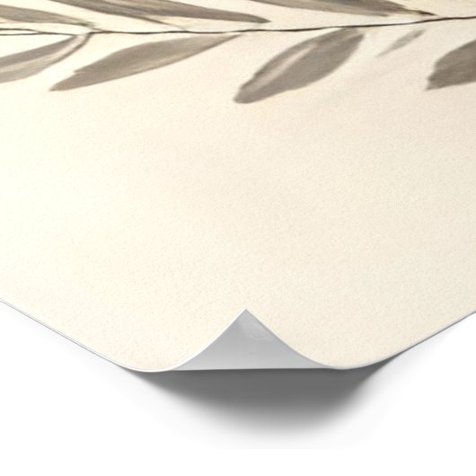 Unspoken Love: Mother and Son in Golden Harmony Poster (Hoek)