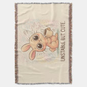 Unstable but Cute Deken (Voorkant Verticaal)