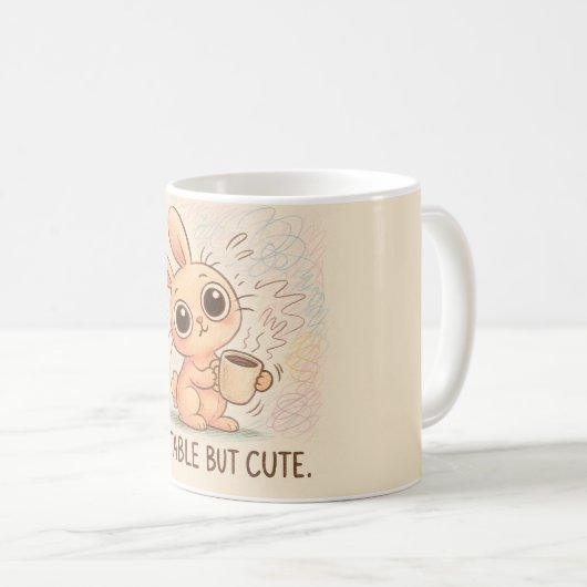 Unstable but Cute Koffiemok (Voorkant rechts)