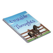 Unstable Thoughts, horse and pasture  Notitieboek (Rechterzijde)
