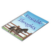 Unstable Thoughts, horse and pasture  Notitieboek (Linkerzijde)