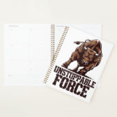 Unstoppable Bull: Ruwe kracht in beweging Planner (Display)