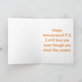 Unstoppable Duo: Pizza & 2:00 AM Anniversary Kaart (Binnen)