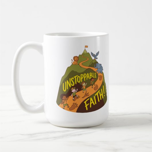 Unstoppable Faith Adventure – Kids Nature Mountain Koffiemok (Links)