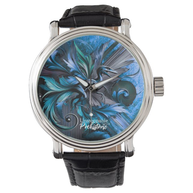 Unstoppable Raptor – Fuel Strength, Rule the Wild Horloge (Voorkant)