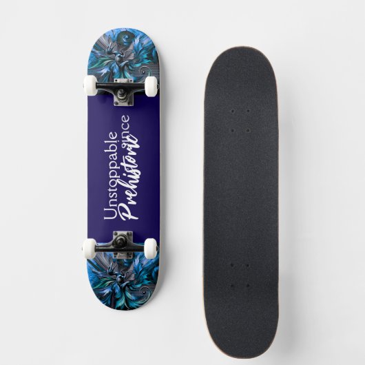 Unstoppable Raptor – Fuel Strength, Rule the Wild Persoonlijk Skateboard (Voorkant)