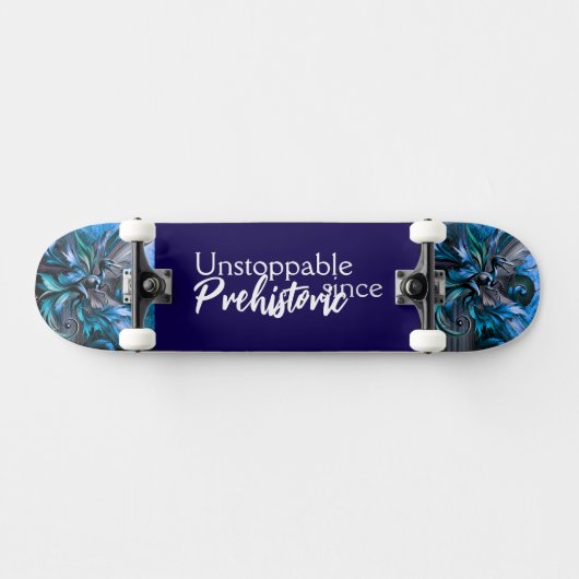 Unstoppable Raptor – Fuel Strength, Rule the Wild Persoonlijk Skateboard (Horizontaal)