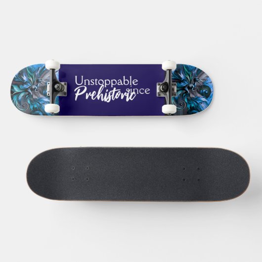 Unstoppable Raptor – Fuel Strength, Rule the Wild Persoonlijk Skateboard (Horizontaal)