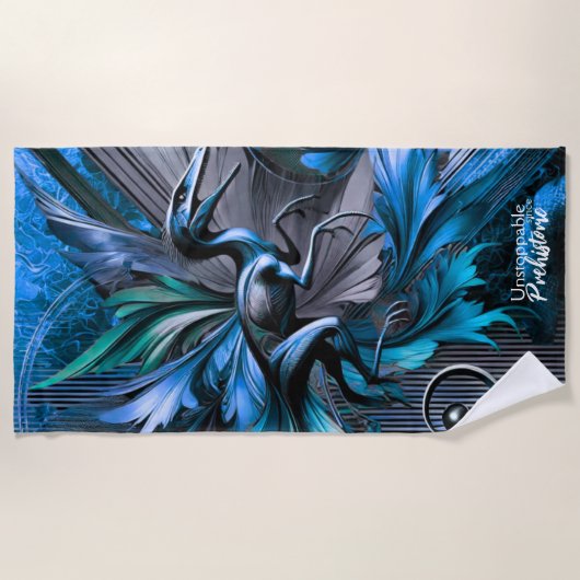 Unstoppable Raptor – Fuel Strength, Rule the Wild Strandlaken (Voorkant)