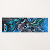 Unstoppable Raptor – Fuel Strength, Rule the Wild Yogamat (Voorkant (horizontaal))