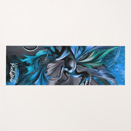 Unstoppable Raptor – Fuel Strength, Rule the Wild Yogamat (Voorkant (horizontaal))