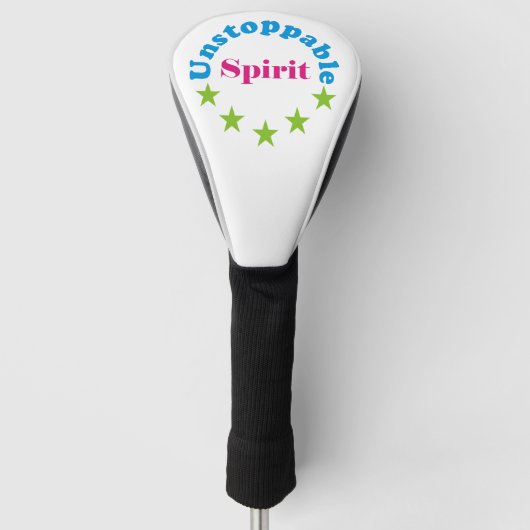 unstoppable spirit golfheadcover (Voorkant)