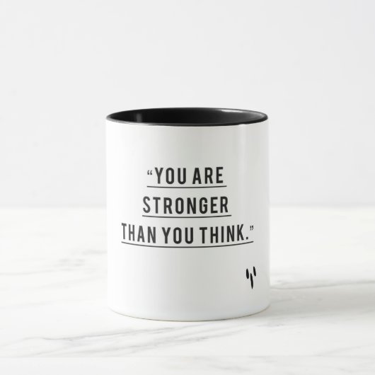 Unstoppable Strength Coffee Mok – je bent sterker (Midden)