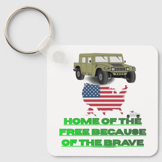 Unstoppable veterans sleutelhanger (Voorkant)