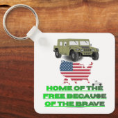 Unstoppable veterans sleutelhanger (Voorkant)