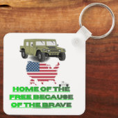 Unstoppable veterans sleutelhanger (Achterkant)