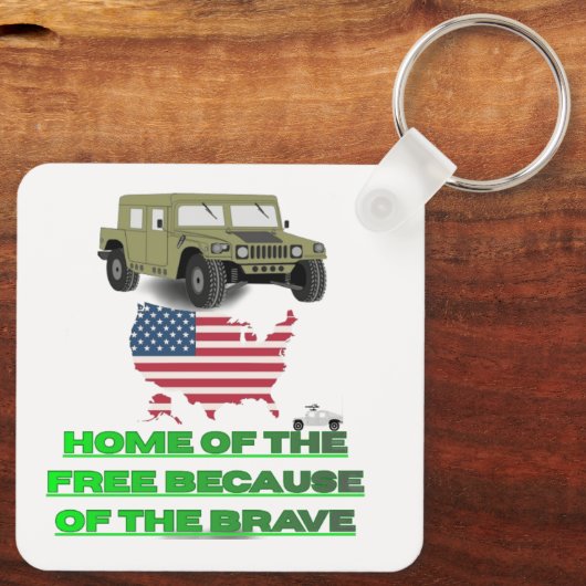 Unstoppable veterans sleutelhanger (Achterkant)