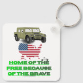 Unstoppable veterans sleutelhanger (Achterkant)