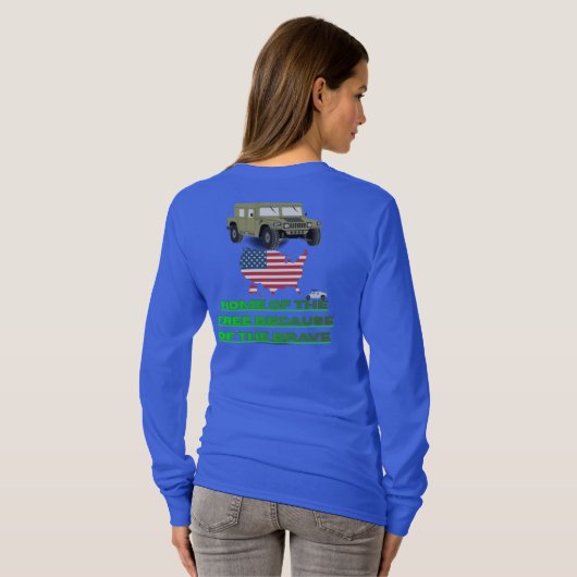 Unstoppable veterans t-shirt (Achterkant volledig)