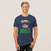 Unstoppable veterans Tri-Blend shirt (Voorkant volledig)