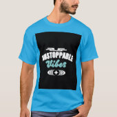 Unstoppable vibes motivational T-Shirt design (Voorkant)