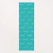 UNSTOPPABLE zal - Vette wolken - Wit Manuscript Yogamat (Voorkant)