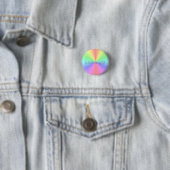"Unstraight" LGBTQA+ Humor/Regenboog Ronde Button 3,2 Cm (In situ)
