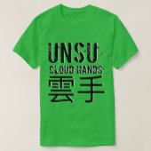 Unsu Cloud Hands Shotokan Kata Design karate s kar T-shirt (Design voorkant)