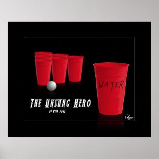 Unsung Hero van Beer Pong Poster (Voorkant)