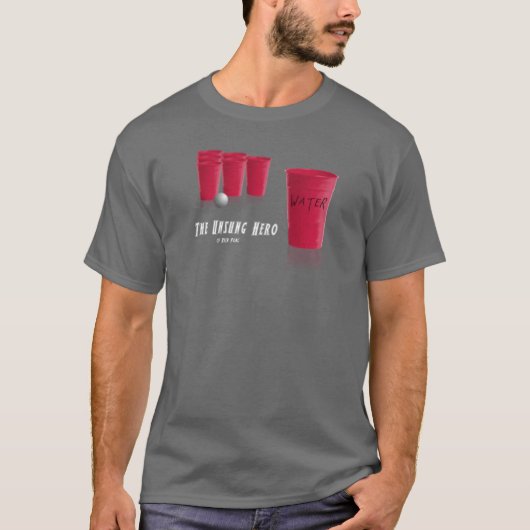 Unsung Hero van Beer Pong T-shirt (Voorkant)
