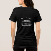 Unsupervised, and There Was an Antique Store Tri-Blend Shirt (Achterkant)