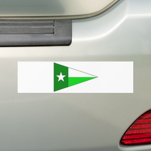 UNT Sailing Burgee Bumpersticker (Op auto)