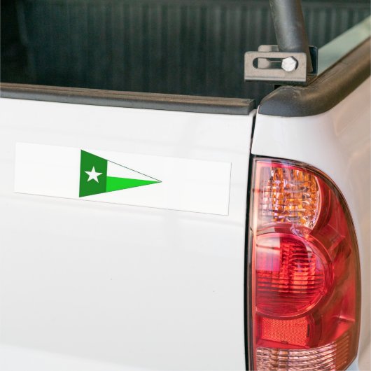 UNT Sailing Burgee Bumpersticker (Op Truck)