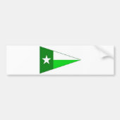 UNT Sailing Burgee Bumpersticker (Voorkant)