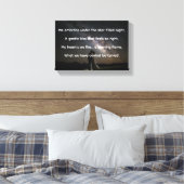 Untamable  canvas afdruk (Insitu (Slaapkamer))