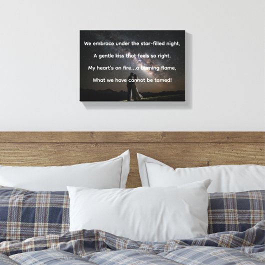 Untamable  canvas afdruk (Insitu (Slaapkamer))