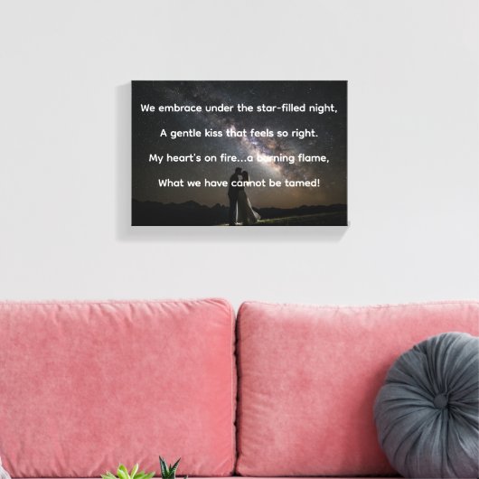 Untamable  canvas afdruk (Insitu (Woonkamer))