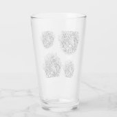 Untamed Bloom: Biologische energie Glas (Achterkant)