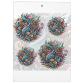 Untamed Bloom: Biologische energie Klembord (Achterkant)