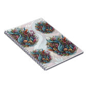 Untamed Bloom: Biologische energie Notitieboek (Rechterzijde)