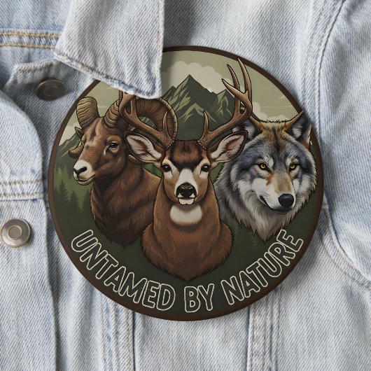 Untamed by Nature Ronde Button 6,0 Cm (In situ)